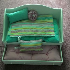 American girl doll bed set